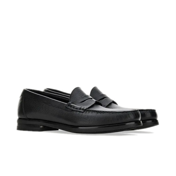 BUFFED CALFSKIN LOAFERS