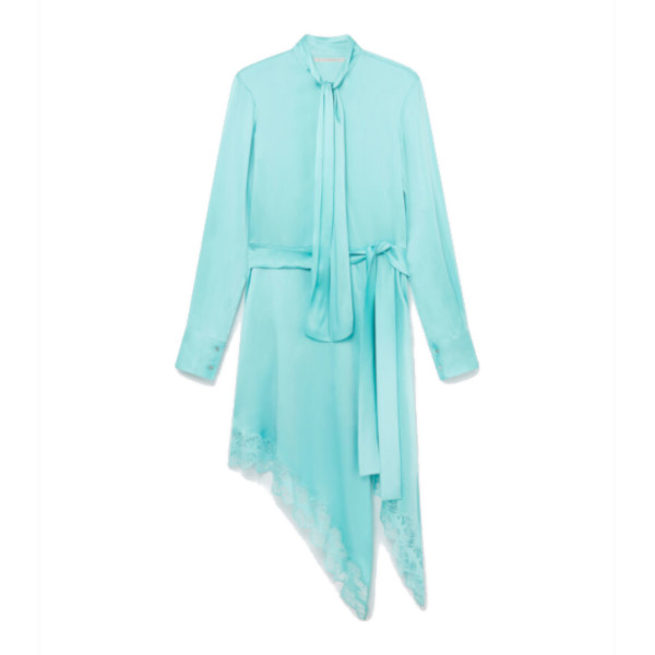 DOUBLE SATIN LACE DRESS