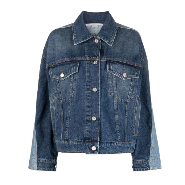 DOUBLE VINTAGE TONES DENIM JACKET