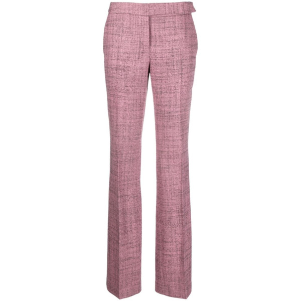 WOOL MOULINE SLIMFIT TROUSERS