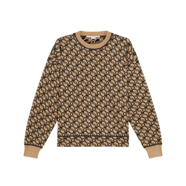 S WAVE WOOL KNIT JUMPER