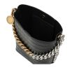 FAUX LEATHER BUCKET BAG - BLACK 04