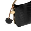 FAUX LEATHER BUCKET BAG - BLACK 05
