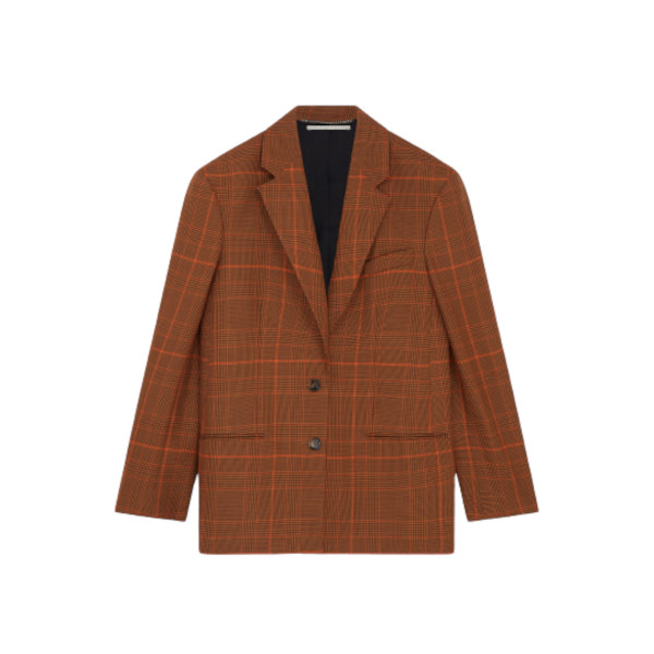 PRINCE OF WALES CHECK OVERSIZED JACKETS