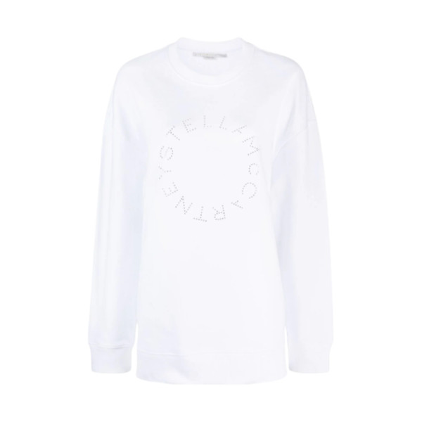 RHINESTONE LOGO SWEATSHIRT