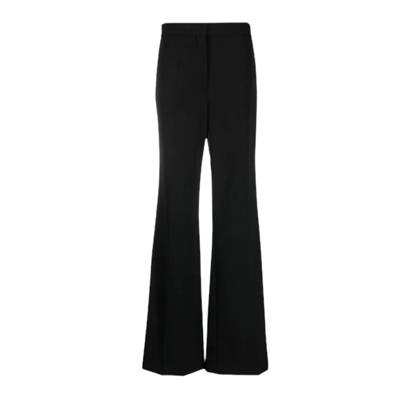 WOOL FLANNEL TAILORED TROUSERS