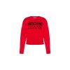 LOGO JACQUARD COTTON JUMPER - RED 01