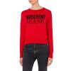 LOGO JACQUARD COTTON JUMPER - RED 02