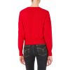 LOGO JACQUARD COTTON JUMPER - RED 03