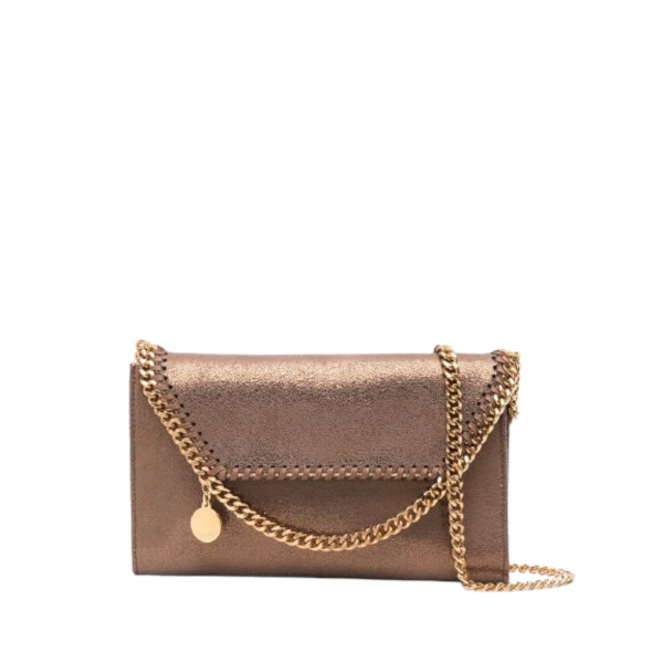 FALABELLA METALLIC MINI CROSSBODY BAG