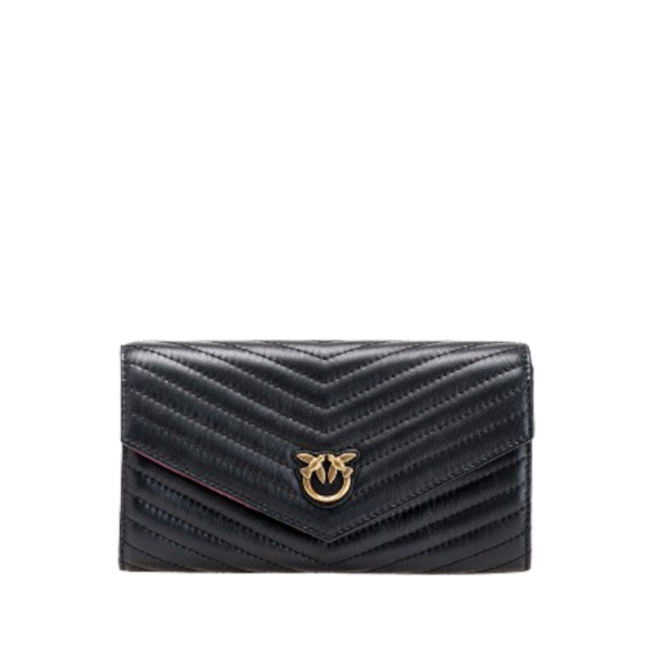 CHEVRON NAPPA LEATHER WALLET