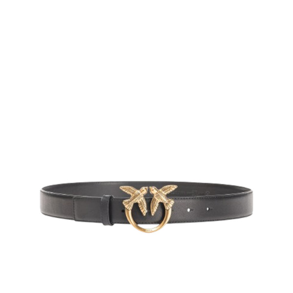 LOVE BIRDS LEATHER BELT 3CM