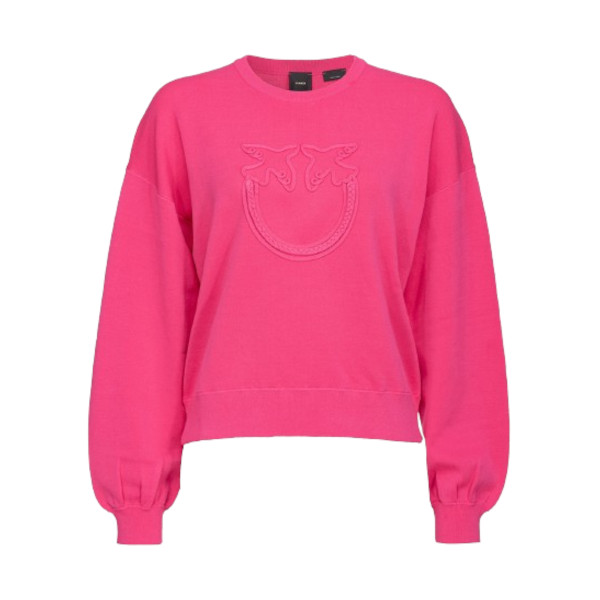 SWEATER WITH LOVE BIRDS APPLIQUÉ