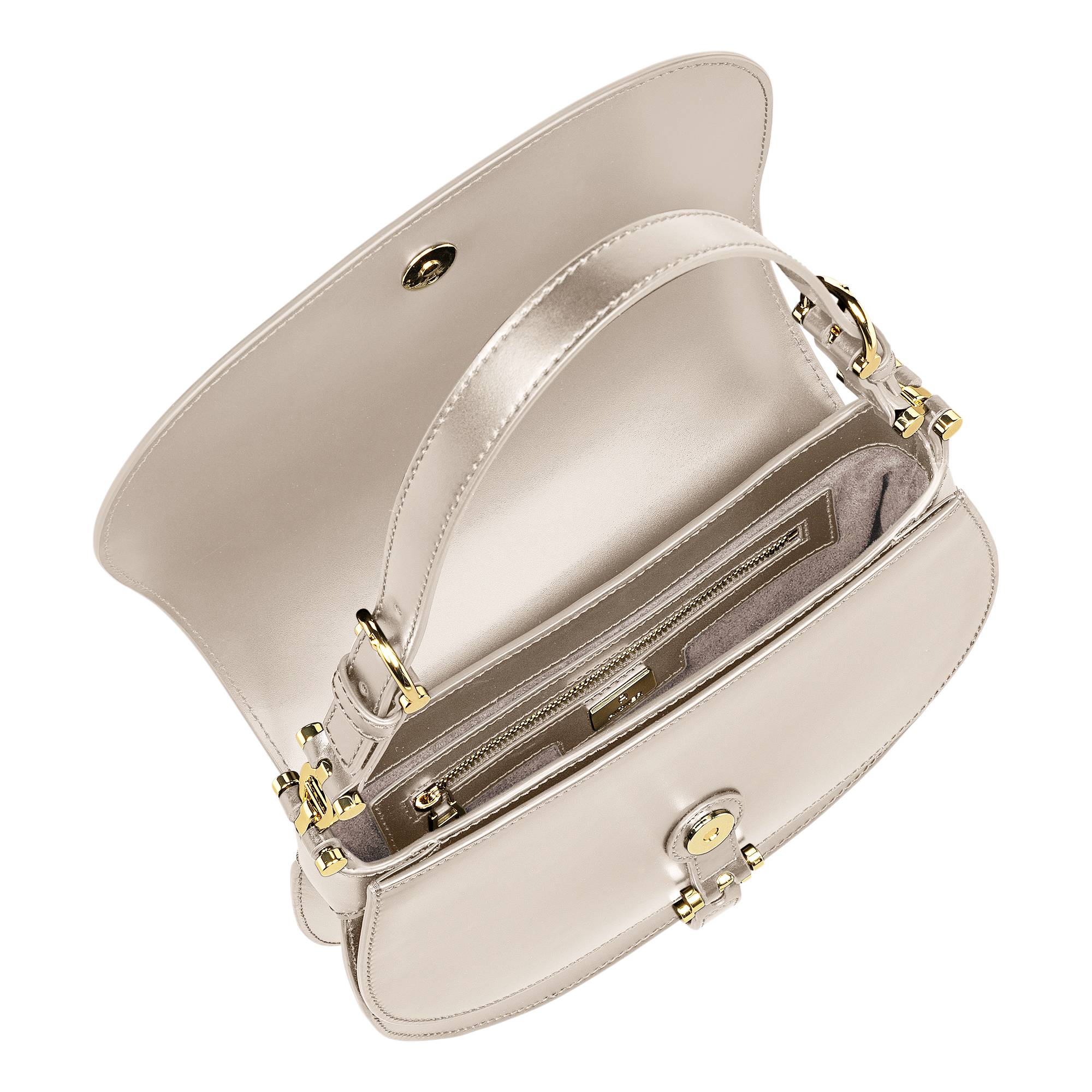 DELIA SHOULDER BAG S - PEARL WHITE 03