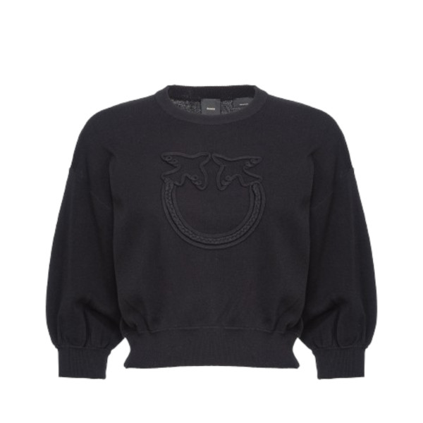LOVE BIRDS CROPPED SWEATSHIRT