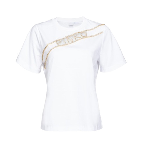 RHINESTONE LOGO T-SHIRT