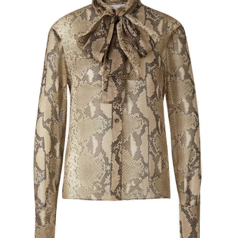 PYTHON-PRINT SILK SHIRT