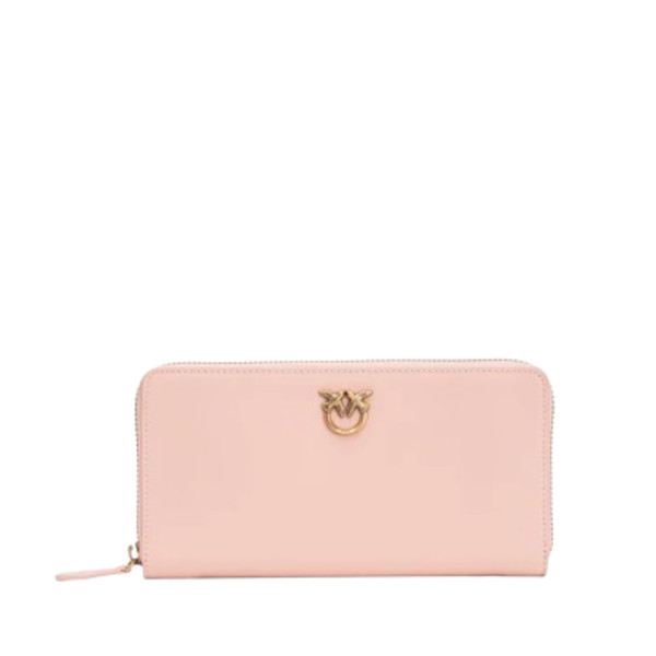 LEATHER ZIP AROUND WALLET