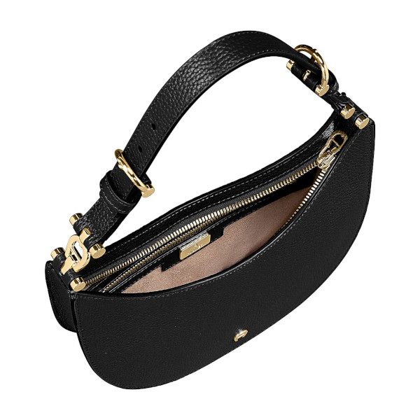 DELIA HOBO BAG M - BLACK 03