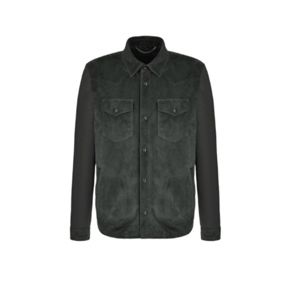 OVERSHIRT IN TECHNICAL FABRIC