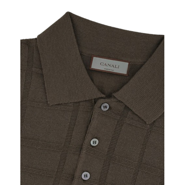 WOOL POLO SHIRT - GREY 04