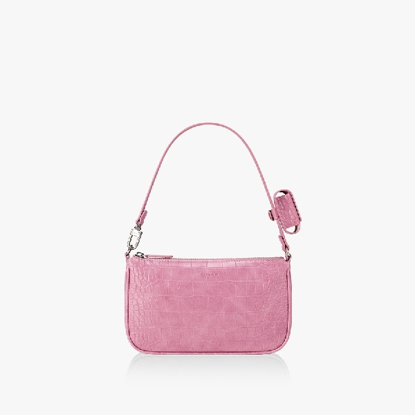 MELAR BAG 22 CROCO – DUSTY PINK