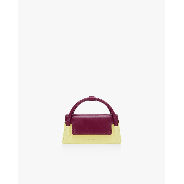 MARTY WEDGE BAG 22 CRINKLED – LEMON PURP